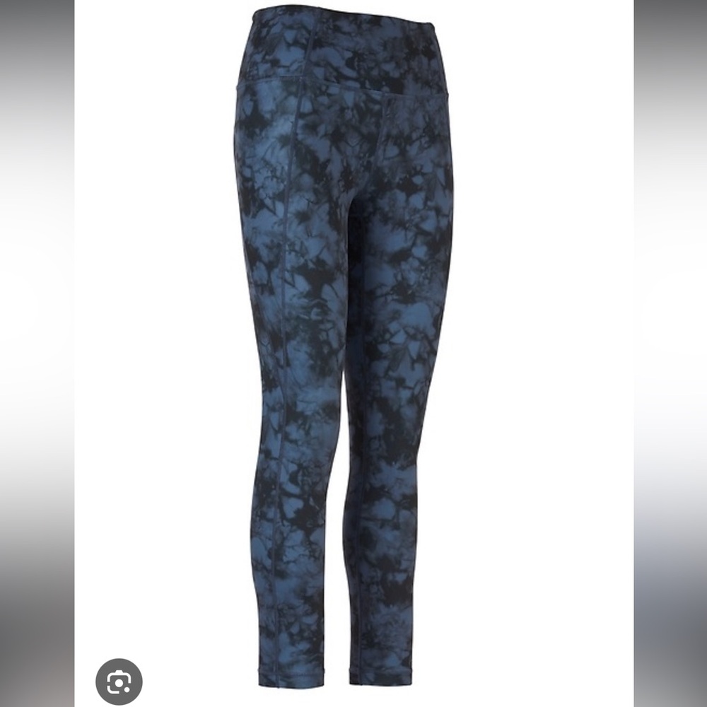 ATHLETA 7/8 TIE DYE SALUTATION LEGGINGS